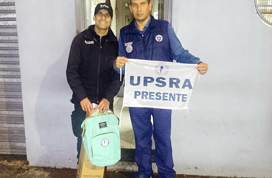 UPSRA acompaña a sus afiliados: entrega de beneficio por nacimiento en La Plata