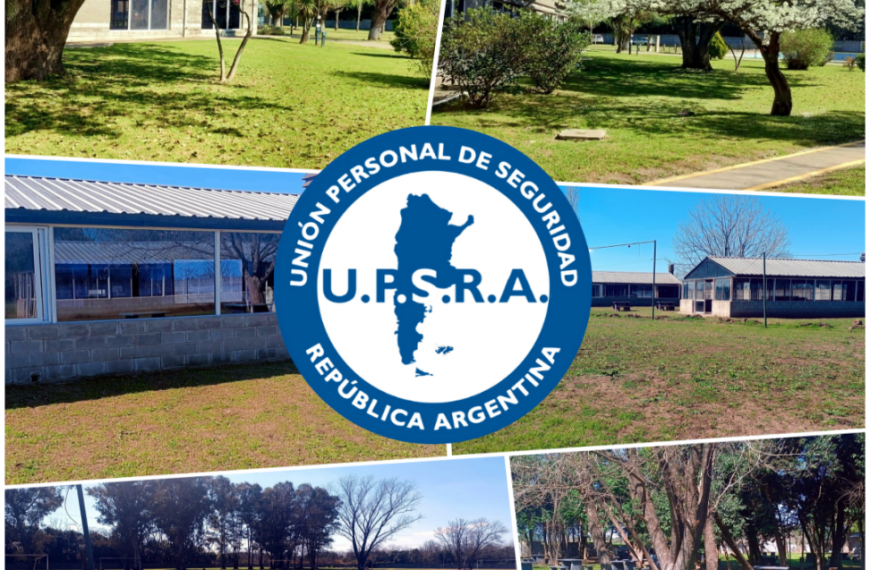 UPSRA recupera el Campo Evita: donde otros destruyen, nosotros reconstruimos.
