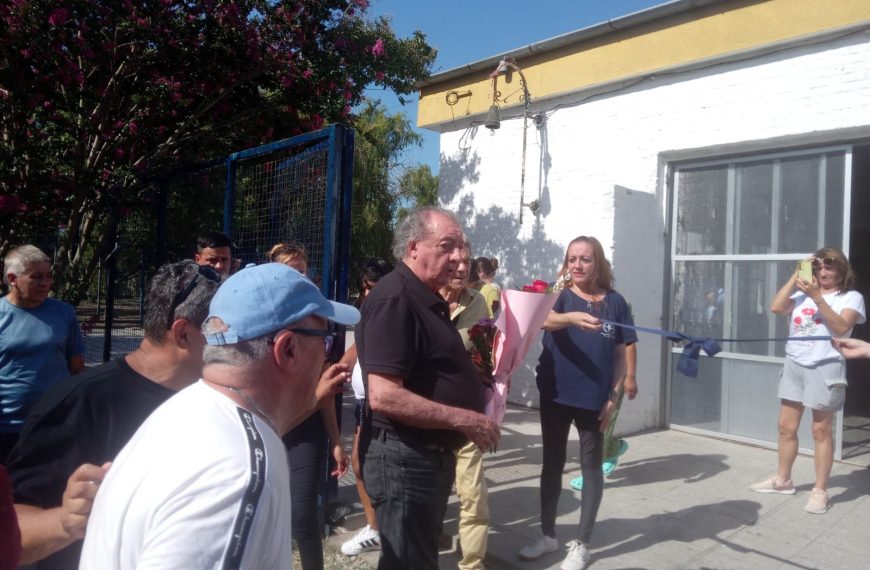 UPSRA inauguró un nuevo campo recreativo para los vigiladores de San Nicolás