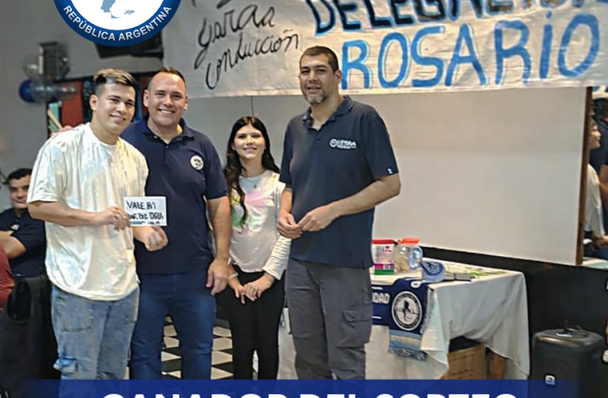 Rosario celebró el Día del Vigilador con reconocimiento y sorteo especial